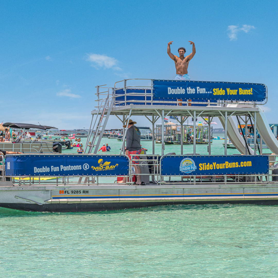 Pontoon Boat Rentals Panama City Beach FL Double Fun Pontoon Rentals